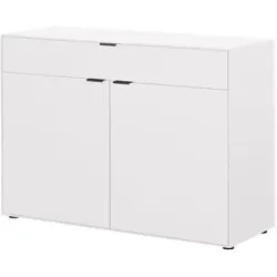 Jette Home Sideboard  Como ¦ weiß ¦ Maße (cm): B: 122 H: 88 T: 46.0