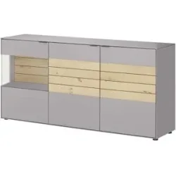 Jette Home Sideboard  Como ¦ grau ¦ Maße (cm): B: 182 H: 88 T: 46.0