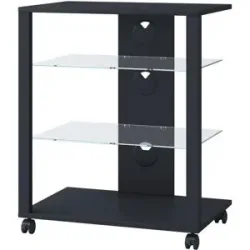Höffner Regal  Folas ¦ schwarz ¦ Maße (cm): B: 60 H: 70