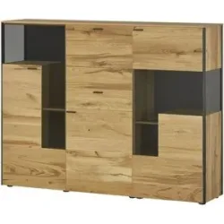 SCHÖNER WOHNEN Kollektion Highboard  Andra ¦ holzfarben ¦ Maße (cm): B: 182 H: