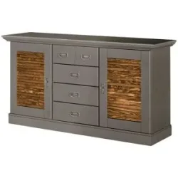 maison bleue Sideboard  Fancy ¦ grau ¦ Maße (cm): B: 171,3 H: 90,1 T: 48.0