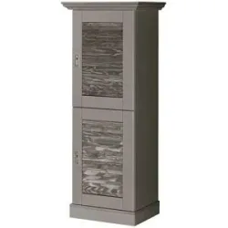 maison bleue Kommode  Fancy ¦ grau ¦ Maße (cm): B: 65,7 H: 163,5 T: 48.0