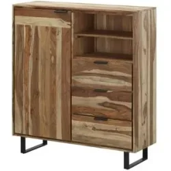 Gray & Jones Highboard  Tierra Fuego 2.0 ¦ holzfarben ¦ Maße (cm): B: 125 H: 135