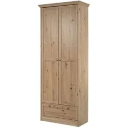 Höffner Wohnzimmerschrank mit Stauraum Forsten ¦ holzfarben ¦ Maße (cm): B: 80 H: 200 T: