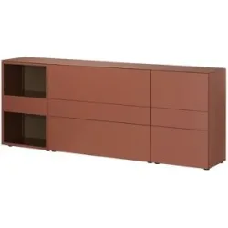 SCHÖNER WOHNEN Kollektion Sideboard  Amaya ¦ braun ¦ Maße (cm): B: 240 H: 92 T: