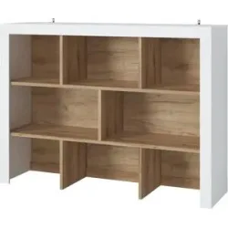 Höffner Aufsatzregal klein  Caorle ¦ weiß ¦ Maße (cm): B: 161 H: 119 T: 45.0