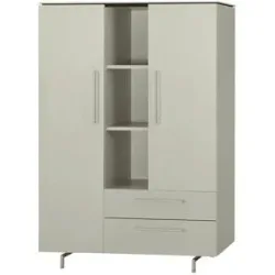 uno Standregal  Scot ¦ grau ¦ Maße (cm): B: 124 H: 170 T: 45.0