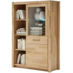 uno Kombi-Highboard  Franjo ¦ holzfarben ¦ Maße (cm): B: 98 H: 145 T: 40.0