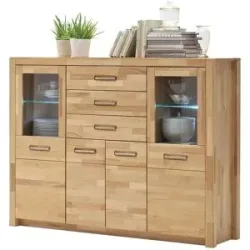 uno Highboard  Franjo ¦ holzfarben ¦ Maße (cm): B: 163 H: 122 T: 40.0