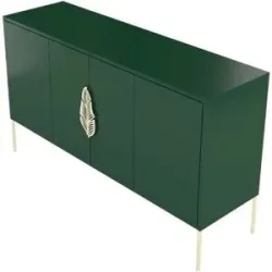 Höffner Sideboard  Merlin ¦ grün ¦ Maße (cm): B: 138 H: 79