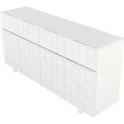 Höffner Sideboard  Cuba ¦ weiß ¦ Maße (cm): B: 168,9 H: 83,8