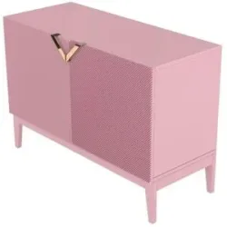Höffner Sideboard  Demi ¦ rosa/pink ¦ Maße (cm): B: 100,5 H: 70