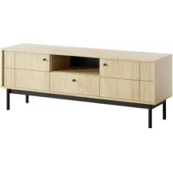 Höffner Lowboard  Panda ¦ braun ¦ Maße (cm): B: 154 H: 57