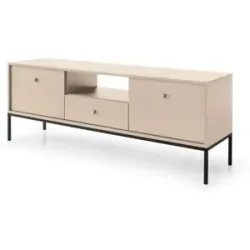 Höffner Lowboard  Molly ¦ beige ¦ Maße (cm): B: 153,4 H: 56,2