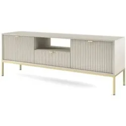 Höffner Lowboard  Nova ¦ beige ¦ Maße (cm): B: 154 H: 56