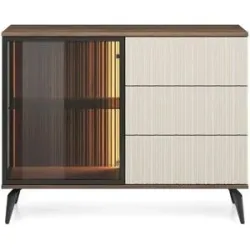 Höffner Sideboard  Vico ¦ beige ¦ Maße (cm): B: 103 H: 80