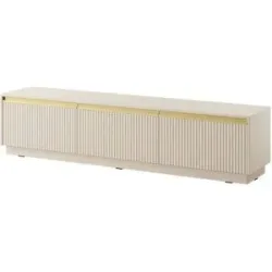 Höffner Lowboard  Roy ¦ beige ¦ Maße (cm): B: 181,5 H: 42