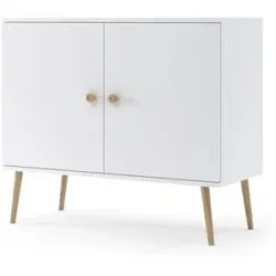 Höffner Sideboard  Ikon ¦ weiß ¦ Maße (cm): B: 100 H: 85