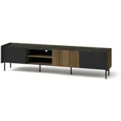 Höffner Lowboard  Prestigo ¦ braun ¦ Maße (cm): B: 200 H: 47