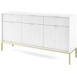 Höffner Sideboard  Nova ¦ weiß ¦ Maße (cm): B: 154 H: 83