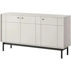 Höffner Sideboard  Panda ¦ beige ¦ Maße (cm): B: 154 H: 84