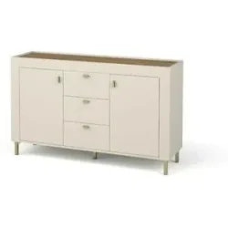 Höffner Sideboard  Mossa ¦ beige ¦ Maße (cm): B: 137 H: 84