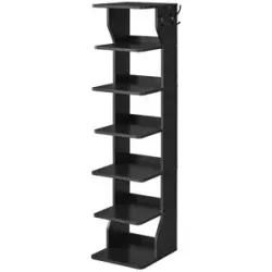 Höffner Schuhregal  Inston ¦ schwarz ¦ Maße (cm): B: 26,4 H: 110,4