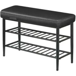 Höffner Schuhregal  Ekho ¦ schwarz ¦ Maße (cm): B: 80 H: 50
