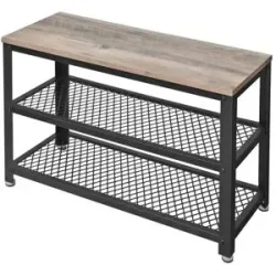 Höffner Schuhregal  Dailen ¦ grau ¦ Maße (cm): B: 73 H: 45