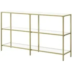Höffner Konsolentisch  Baris ¦ gold ¦ Maße (cm): B: 30 H: 73
