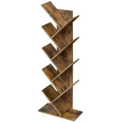 Höffner Standregal  Koni ¦ braun ¦ Maße (cm): B: 50 H: 141,5