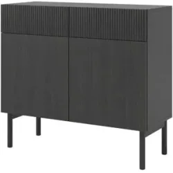Selsey Sideboard  Noelie ¦ schwarz ¦ Maße (cm): B: 100 H: 90,6 T: 38.0