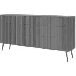 Selsey Sideboard  Ovarlo ¦ schwarz ¦ Maße (cm): B: 168 H: 83,8