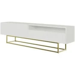 Selsey Lowboard  Veldio ¦ weiß ¦ Maße (cm): B: 175 H: 46,5