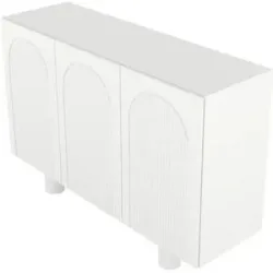 Höffner Sideboard  Rita ¦ weiß ¦ Maße (cm): B: 135,7 H: 90,6