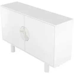 Höffner Sideboard  Zoe ¦ weiß ¦ Maße (cm): B: 140 H: 90