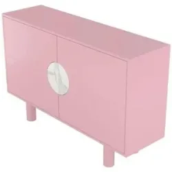 Höffner Sideboard  Zoe ¦ rosa/pink ¦ Maße (cm): B: 140 H: 90