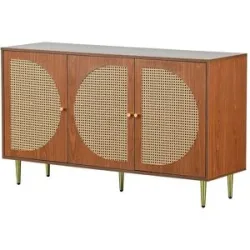 Höffner Sideboard   ¦ braun ¦ Maße (cm): B: 129,8 H: 76