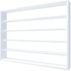 Höffner Hängeregal  Esaldi ¦ weiß ¦ Maße (cm): B: 80 H: 60