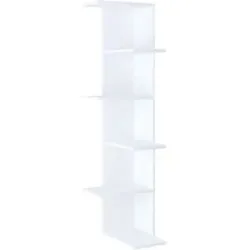 Höffner Hängeregal  Balos ¦ weiß ¦ Maße (cm): B: 37 H: 140