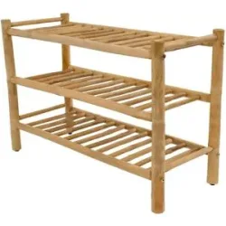 Höffner Schuhregal   ¦ holzfarben ¦ Maße (cm): B: 68 H: 49