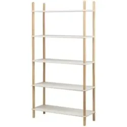 Höffner Bücherregal   ¦ holzfarben ¦ Maße (cm): B: 76 H: 154