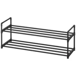 Höffner Schuhregal   ¦ schwarz ¦ Maße (cm): B: 92 H: 34