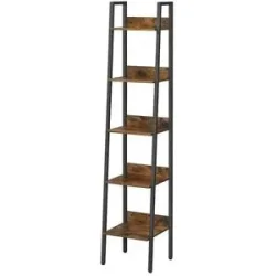 Höffner Standregal   ¦ braun ¦ Maße (cm): B: 33,8 H: 170