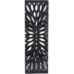 Höffner Schirmständer   ¦ schwarz ¦ Kunststoff,Metall ¦ Maße (cm): B: 15,5 H: 49