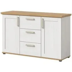 Höffner Sideboard   ¦ holzfarben ¦ Maße (cm): B: 129 H: 80