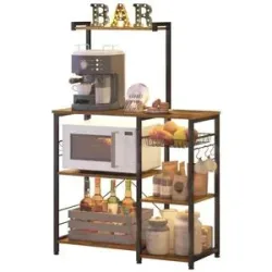 Höffner Standregal   ¦ braun ¦ Maße (cm): B: 90 H: 132