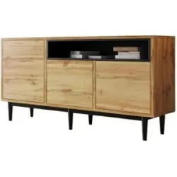 Höffner Sideboard   ¦ holzfarben ¦ Maße (cm): B: 160 H: 76