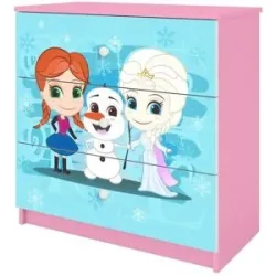 Höffner Kommode  Snow Princesses ¦ rosa/pink ¦ Maße (cm): B: 81 H: 80,5
