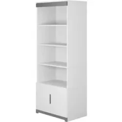 Höffner Regal  Tomi ¦ weiß ¦ Maße (cm): B: 44 H: 182